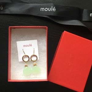 New in box! Gold plated earrings. Great as a gift!